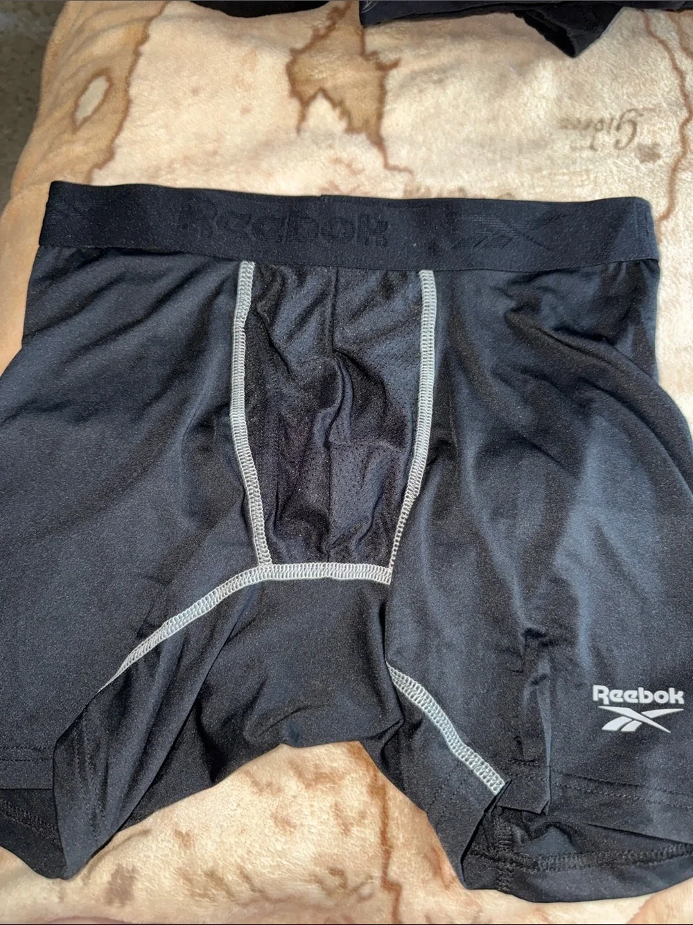 🖤REEBOK MEN’S 3 PERFORMANCE SPEEDWICK BLACK BOXER BRIEFS SIZE S🖤
